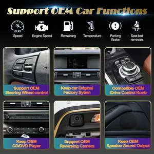Reproductor multimedia para coche con sistema Linux de 12.3 pulgadas para BMW Serie 5 F10 F11 2011-2017 CIC NBT, Carplay inalámbrico, Android Auto y navegación. - Product Image 4