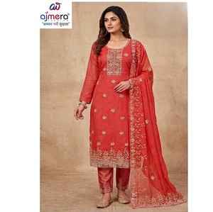Costume Salwar pakistanais pour femmes, tenue ethnique élégante et décontractée pour les fêtes, les festivals, le quotidien, vêtements traditionnels, sans plis, séchage rapide - Product Image 1