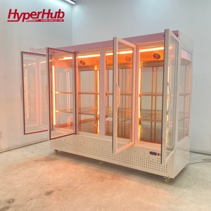 Refrigerador Comercial Vertical para Exhibición de Flores con Puerta de Vidrio, Descongelación Automática y Control por Aplicación para Floristerías - Product Image 3