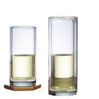 Verre à double paroi en borosilicate épais, transparent, résistant à la chaleur, fait main, style nordique, réutilisable, compatible lave-vaisselle