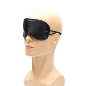 Black Cover Nose <b>Pad</b> and Elastic Straps Lightweight Blindfold Sleep <b>Eye</b> Mask for Travel - Product Image 3