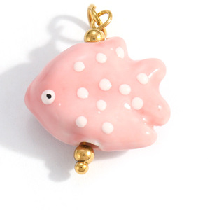 Breloques en acier inoxydable sur le thème de l'océan, poissons, étoiles de mer, tortues, coquillages, accessoires de bijoux DIY, cadeau unisexe, pendentif en forme d'animal, Yiwu - Product Image 3