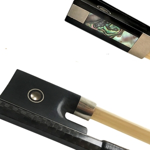 Archets <span class=keywords><strong>de</strong></span> <span class=keywords><strong>violoncelle</strong></span> professionnels en <span class=keywords><strong>fibre</strong></span> <span class=keywords><strong>de</strong></span> <span class=keywords><strong>carbone</strong></span> <span class=keywords><strong>de</strong></span> haute qualité, fabriqués en usine, OEM, noir, grille à points, 4/4-1/8 - Product Image 3