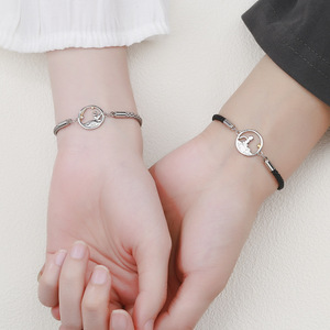 The Little Prince And Fox Couple <b>Bracelet</b> Tin Alloy Cartoon Animal Zodiac Unisex Gift Jewelry <b>Set</b> - Product Image 1