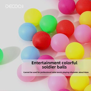 מט צבעוני עמיד pp חומר כדורי טניס שולחן עבור שחקנים 'הגרלה משחק ריסוס כדור מרסס - Product Image 4