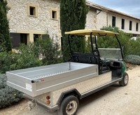 HDK Turfman 1000 Plus, véhicule utilitaire de transport de marchandises commercial pour les exploitations agricoles et les opérations hôtelières