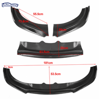 Lèvre avant style PP V3 pour Dodge Charger SXT GT SE 2015-2021, garniture extérieure de pare-chocs