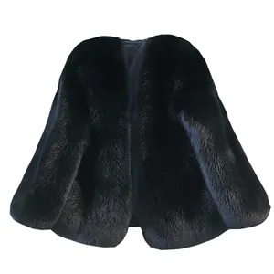 Factory Wholesale Luxurious True Fox Fur Classic Whole Skin Fox Fur Coat Women Short Classic Fur Coat For Young Women