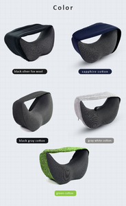 Oreiller de voyage en mousse à mémoire de forme en forme de U Saien de haute qualité, en coton doux pour le cou, pour le soin du cou - Product Image 5