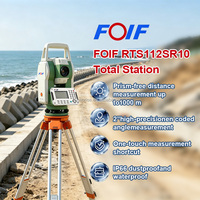 Station totale FOIF RTS112SR10+ haute précision sans prisme, portée 1000m et précision angulaire de 2'' pour la topographie