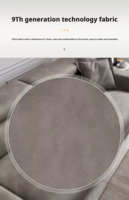 Nordisches Modernes Multifunktionales Ausziehbares Sofabett-Set Hochwertiges Luxus-Villa-Schlafzimmer Konvertierbares Doppelschlafsofa