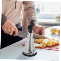 Râpe à légumes et fruits multifonction en acier inoxydable, outil de cuisine manuel, râpe à fromage, trancheuse et hachoir, compatible lave-vaisselle