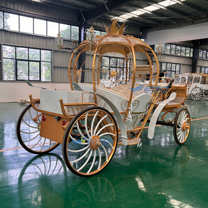 Carruaje Eléctrico sin Caballos para Exteriores, Estilo Cenicienta, para Bodas y Turismo, de Doble Función - Product Image 3