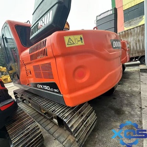 Excavatrice sur chenilles d'occasion Doosan DX150LC-9C, 15 tonnes, 74 kW, moteur DOOSAN, pompe hydraulique Kawasaki, boîte de vitesses d'origine Corée 0,58 m, roulement. - Product Image 3