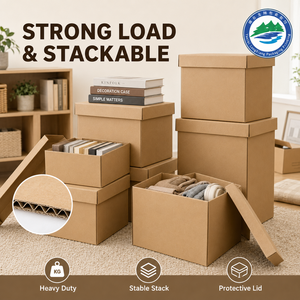 <span class=keywords><strong>Cajas</strong></span> <span class=keywords><strong>de</strong></span> Cartón Resistentes para Mudanza y Almacenamiento, <span class=keywords><strong>Cajas</strong></span> Rígidas Corrugadas, Laminación Mate, Personalizables, Reciclables, Fabricante - Product Image 2