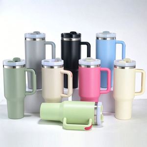 Vaso Térmico de Sublimación de 40oz con Asa, Acero Inoxidable, Doble Pared, Aislamiento al Vacío, Vaso Deportivo Personalizable con Impresión - Product Image 1