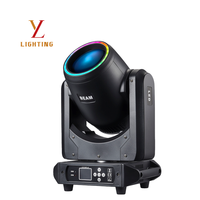 Projecteur LED 200W à Effet d'Aperture, 21 Canaux DMX, 1 Prisme, Contrôle Automatique de la Température, Lampe de Scène Mobile pour Discothèque