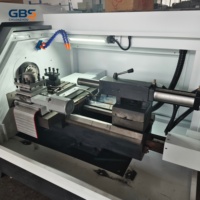 Tour CNC à banc plat CK6132 pour la fabrication de petites pièces, GSK 220V, portée de 300 mm, pour le traitement précis des composants électroniques et la tournage de métaux