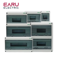Boîte de distribution de disjoncteurs EARU WAY IP65 DC, boîte de jonction électrique extérieure en plastique PC/ABS, photovoltaïque HT-5/8/12/15/18/24