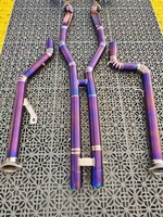 Silencieux d'échappement violet en titane pour BMW G80 M3 G82 M4 S55 3.0T