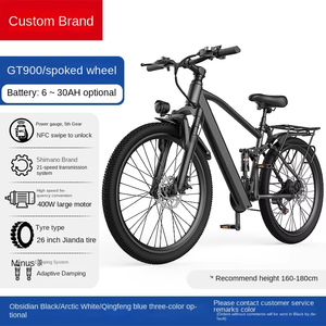 Bicicleta Eléctrica de <span class=keywords><strong>Montaña</strong></span> al Por Mayor de Fábrica, 48V 400W, Bicicleta Todoterreno de Velocidad Variable <span class=keywords><strong>para</strong></span> Adultos - Product Image 3