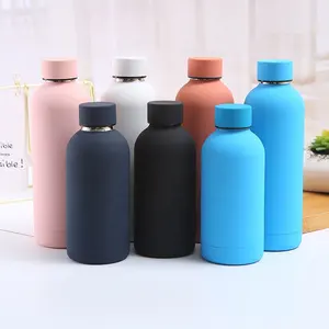 Custom Logo Double Wall Thermal Vacuum Flask Insulated Outdoor Sports Drink Cola Shaped 18/8 Stainless Steel Water Bottles