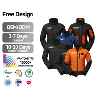 Veste Chauffante Professionnelle Personnalisée pour Hommes, Zone de Chauffage Imperméable, Coupe-Vent, pour Travail d'Hiver en Extérieur