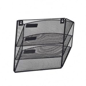 Mutil-function Hanging Wall Mount Mounted Office School Metal Mesh Magazine <b>File</b> <b>Organizer</b> - Product Image 1