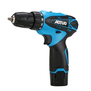 Cross-border new <b>multifunctional</b> rechargeable drill lithium drill 12V screwdriver driver driver drill package wholesale - Product Image 1