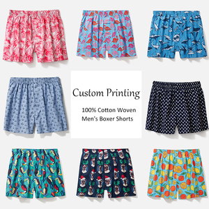 Ropa Interior Masculina Holgada de Algodón Puro, Estilo Veraniego Juvenil, Calzoncillos Boxer a Rayas para Hombre, Transpirables, Tallas Grandes - Product Image 3