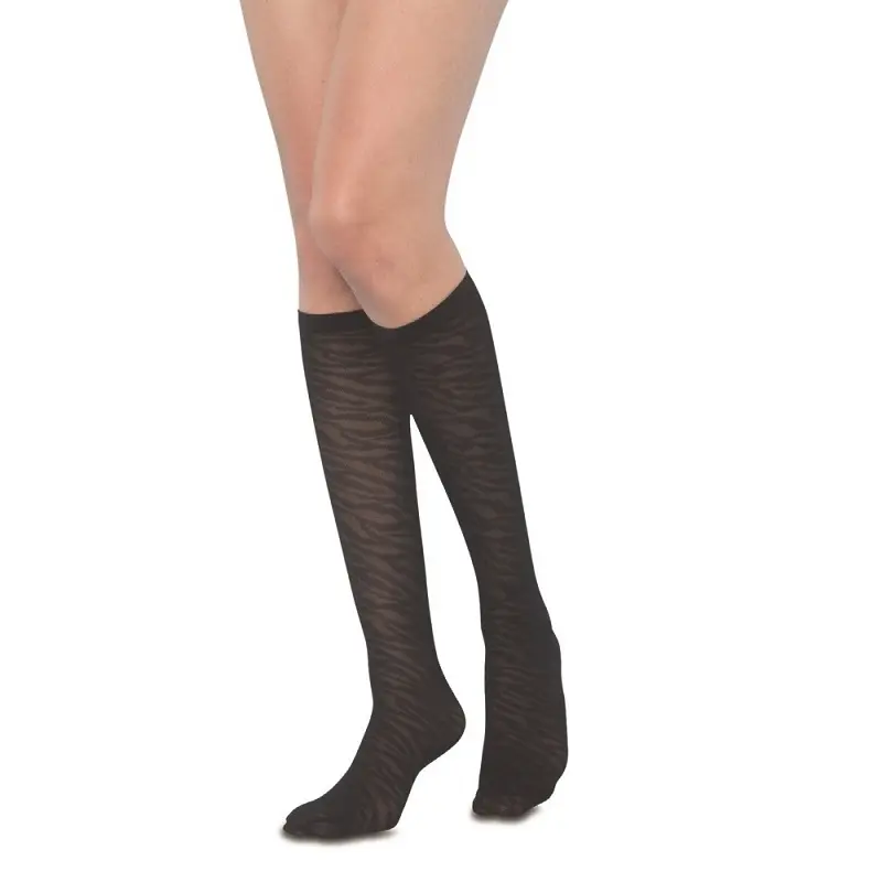 Hot Selling Sexy Black Half Calf Stockings Women Mid Tube Elastic Ultra Thin Transparent Calf Stockings