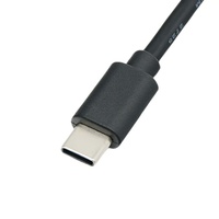 Câble de données USB 3.1 Type C mâle vers USB Type-C femelle à montage sur panneau, fonctionnalités complètes