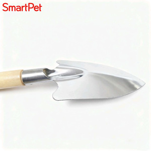 จอบทำสวนสมาร์ทเพ็ท ใบมีดสแตนเลส ด้ามไม้ สำหรับใช้ในบ้านและนอกบ้าน - Product Image 4