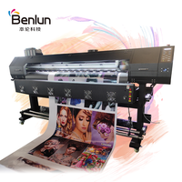Precio de fábrica 1120 USD Mejor máquina automática de sublimación digital por sublimación de tinta a base de agua de 1800 mm con cabezal único y sistema Hanson