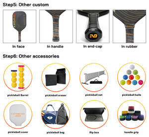 Las mejores paletas Pickleball para jugadores intermedios-<span class=keywords><strong>Head</strong></span> USAPA Aprobado Honeycomb Core Fibra de carbono Ligero Durable 40 agujeros - Product Image 6