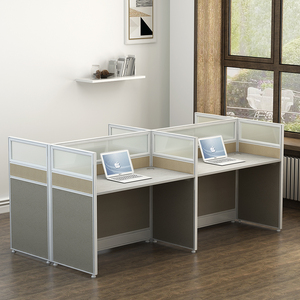 Bàn làm việc văn phòng <span class=keywords><strong>4</strong></span> người với tủ cho nhân viên làm việc - Product Image 3