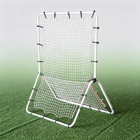 Récepteur de ballon de football à cadre métallique robuste, 4 directions, filet de rebond, montage facile, pour jeunes, entraînement de tir et de passe, Vance Sports