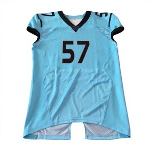 Maillot de football américain personnalisé fabriqué au Pakistan Meilleure vente Maillot grande taille pour homme à manches courtes Design respirant en stock - Product Image 1