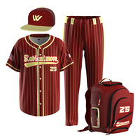 Uniformes de Béisbol para Hombre OEM, Conjuntos Completos de Pantalones y Camisetas, Impresión por Transferencia de Calor, Transpirables, Tallas Grandes, Poliéster, Diseño Personalizado para Equipos de Béisbol