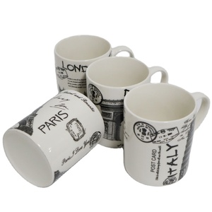 Sublimation Custom Logo Printed Porcelain Coffee <strong>Mugs</strong> Blank Color Ceramic <strong>Mugs</strong> 18oz <strong>London</strong> City <strong>Mug</strong> - Product Image 6