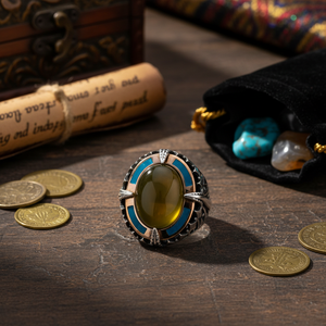 Ottoman Design Agate Ovan Cut Gemstone Ottoman Authentic <b>Men</b> <b>Ring</b> Wholesale Handmade 925 Sterling <b>Silver</b> - Product Image 3