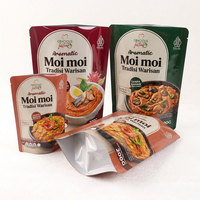 Sachet d'emballage alimentaire personnalisé imprimé pour fermeture éclair, sachet refermable pour cuisson, qualité alimentaire, pour pudding, mochi, sachet rétractable PET/NY/PE