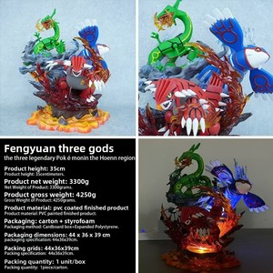 Figura de acción de Fengyuan San Shen Pet Magical Elf para anime, adornos decorativos de plástico al por mayor - Product Image 2