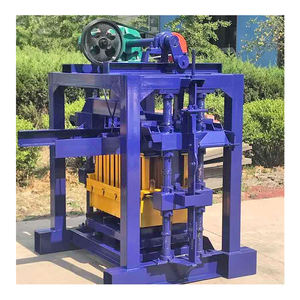 Mesin Pembuat Bata Manual Kecil HF QTJ4-40/Mesin Pembuat Blok Peralatan Pembuat Blok Berongga Produsen - Product Image 1
