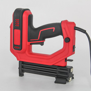 Portable Led Lighting Pneumatic Nail Gun 15-32mm Straight Nail Gun For Woodworking Household Use - Product Image 2