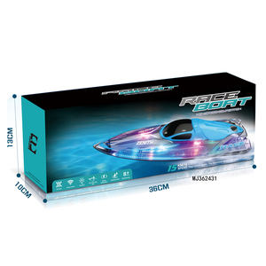 <span class=keywords><strong>Bateau</strong></span> télécommandé électrique pour enfants, modèle de <span class=keywords><strong>bateau</strong></span> rapide étanche 2,4 GHz 25 km/h, jouet télécommandé haute vitesse pour enfants - Product Image 5