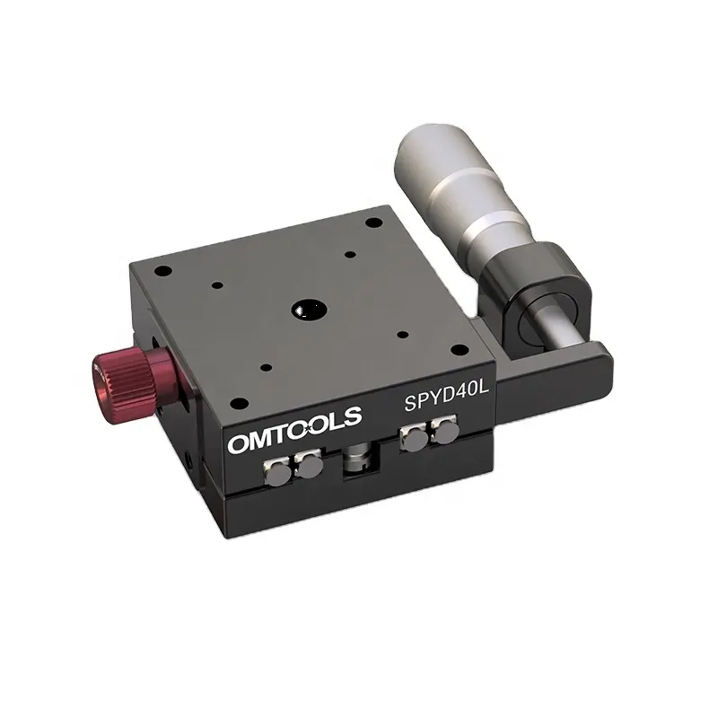 Ultraprecisie Handmatige Lineaire Bewegingstrappen Met Dwarsrolgeleiders Aangedreven Door Micrometers Voor Optische Instrumenten