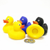 Jouets de bain pour bébé en caoutchouc magnétique imprimés sur mesure de 3 pouces, jouets de baignoire uniques pour enfants avec des motifs amusants, miniatures en vrac