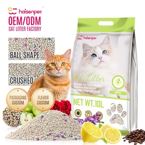 MSDS Factory <b>Cat</b> Sand Odor Control 0.5-4mm Ball Shape Bentonite <b>Cat</b> Litter Sand - Product Image 1