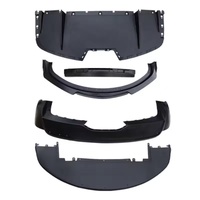 Para Tesla Model X, Kit de parachoques automático, actualización delantera y trasera con Material de fibra de vidrio de hierro ABS, incluye Clips